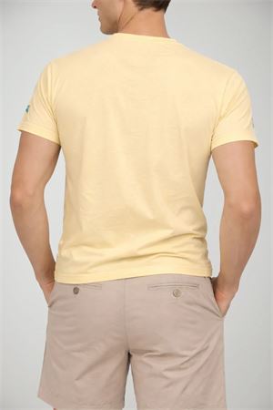 T-Shirt Portofino Man In Cotone Con Stampa Frontale MC2 SAINT BARTH | T-shirt | POT000101054L